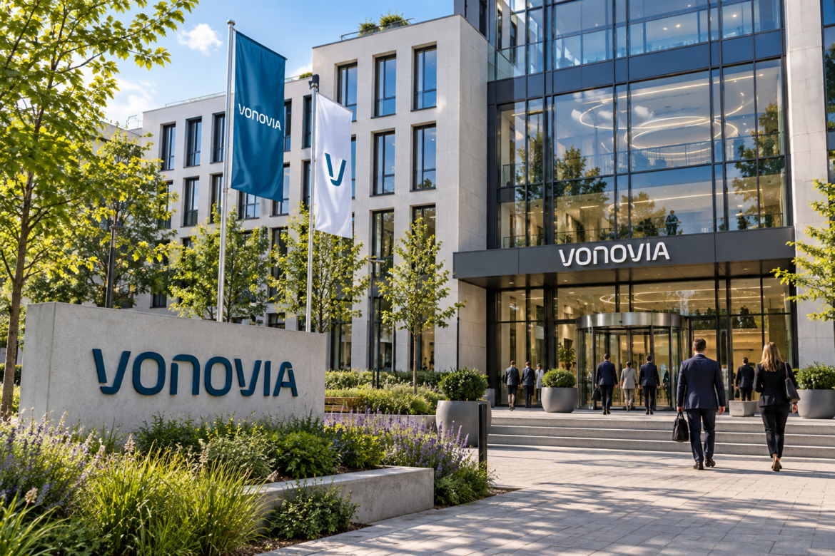Vonovia share price slowly forms a risky inverted C&H pattern as risks rise